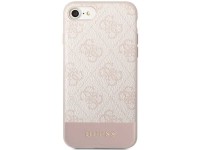 Capa rígida rosa/rosa Guess GUHCI8G4GLPI para iPhone 7/8/SE 2020/2022, coleção 4G Stripe. Capa rígida rosa/rosa Guess GUHCI8G4GLPI para iPhone 7/8/SE 2020/2022, coleção 4G Stripe.