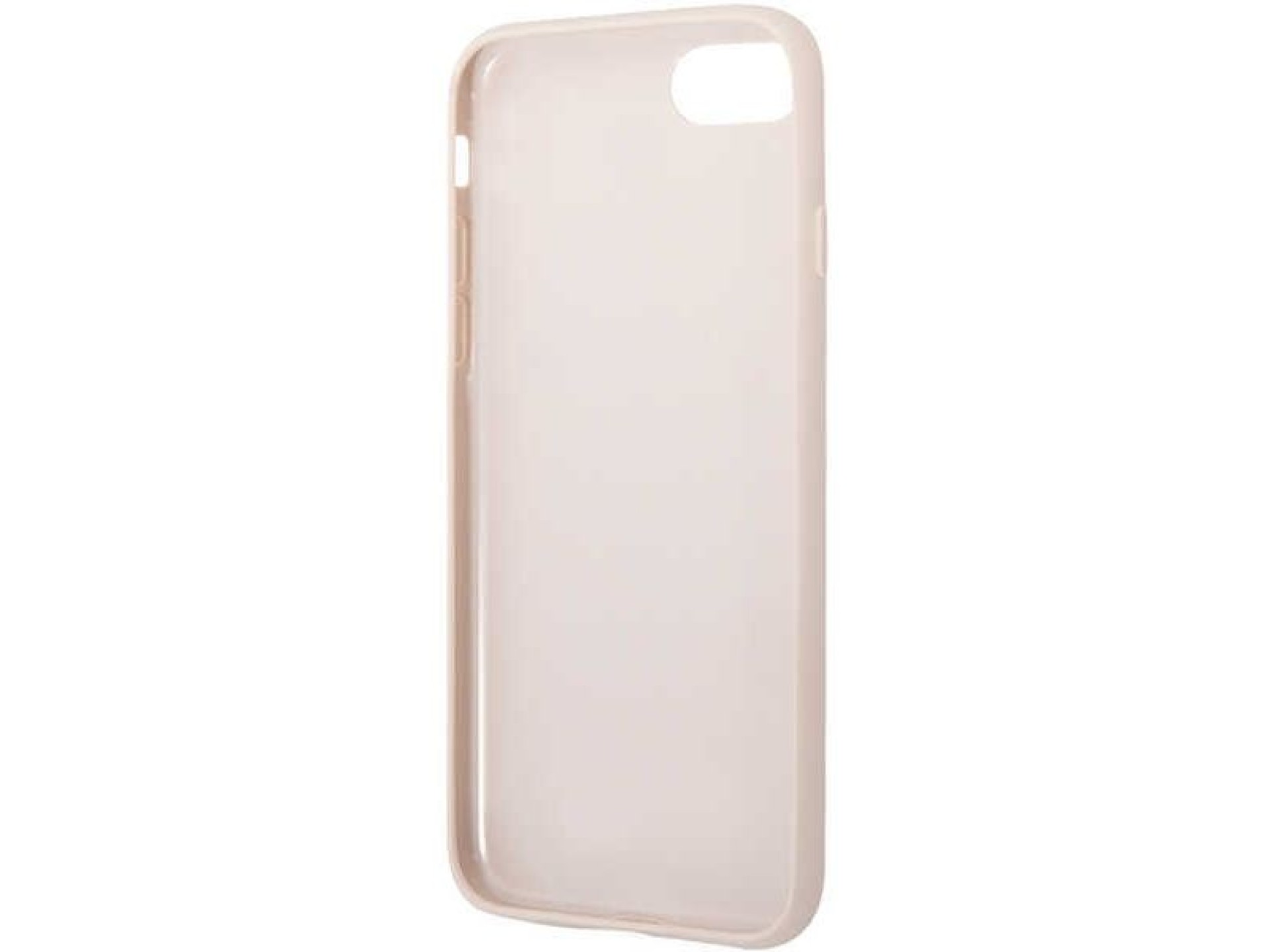 Capa rígida rosa/rosa Guess GUHCI8G4GLPI para iPhone 7/8/SE 2020/2022, coleção 4G Stripe.