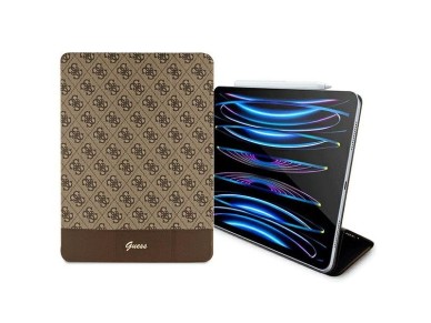 Capa Guess 4G Stripe Allover para iPad Pro de 12,9" - marrom Capa Guess 4G Stripe Allover para iPad Pro de 12,9" - marrom