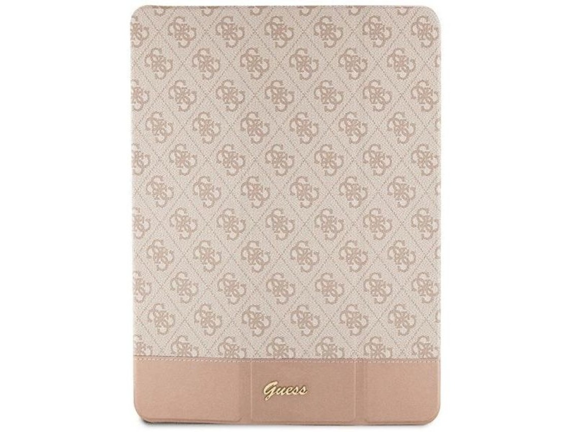 Guess 4G Stripe Allover case for iPad Pro 12.9" - pink