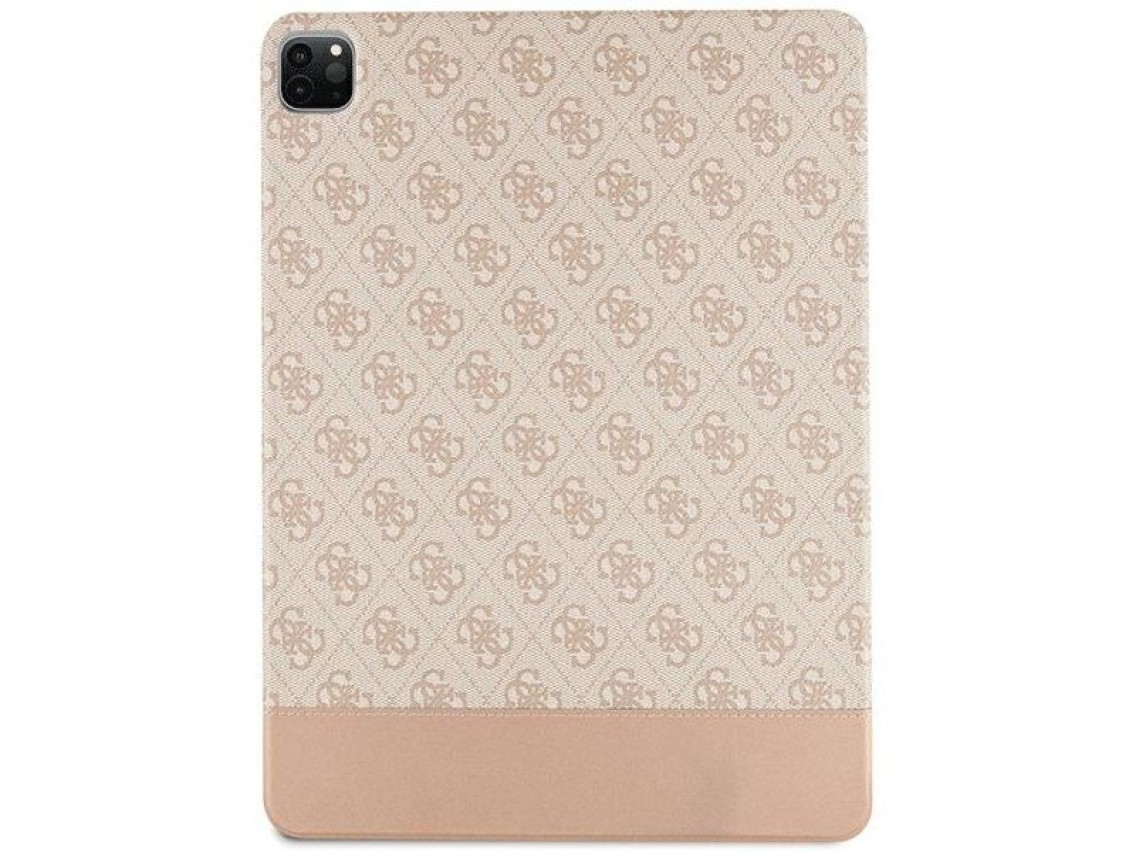 Guess 4G Stripe Allover case for iPad Pro 12.9" - pink