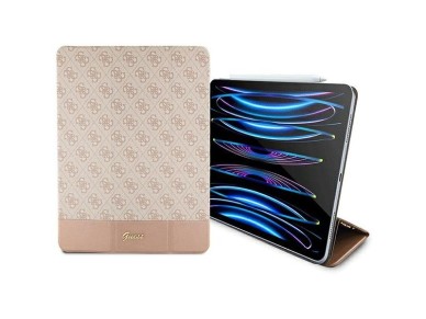 Guess 4G Stripe Allover case for iPad Pro 12.9" - pink