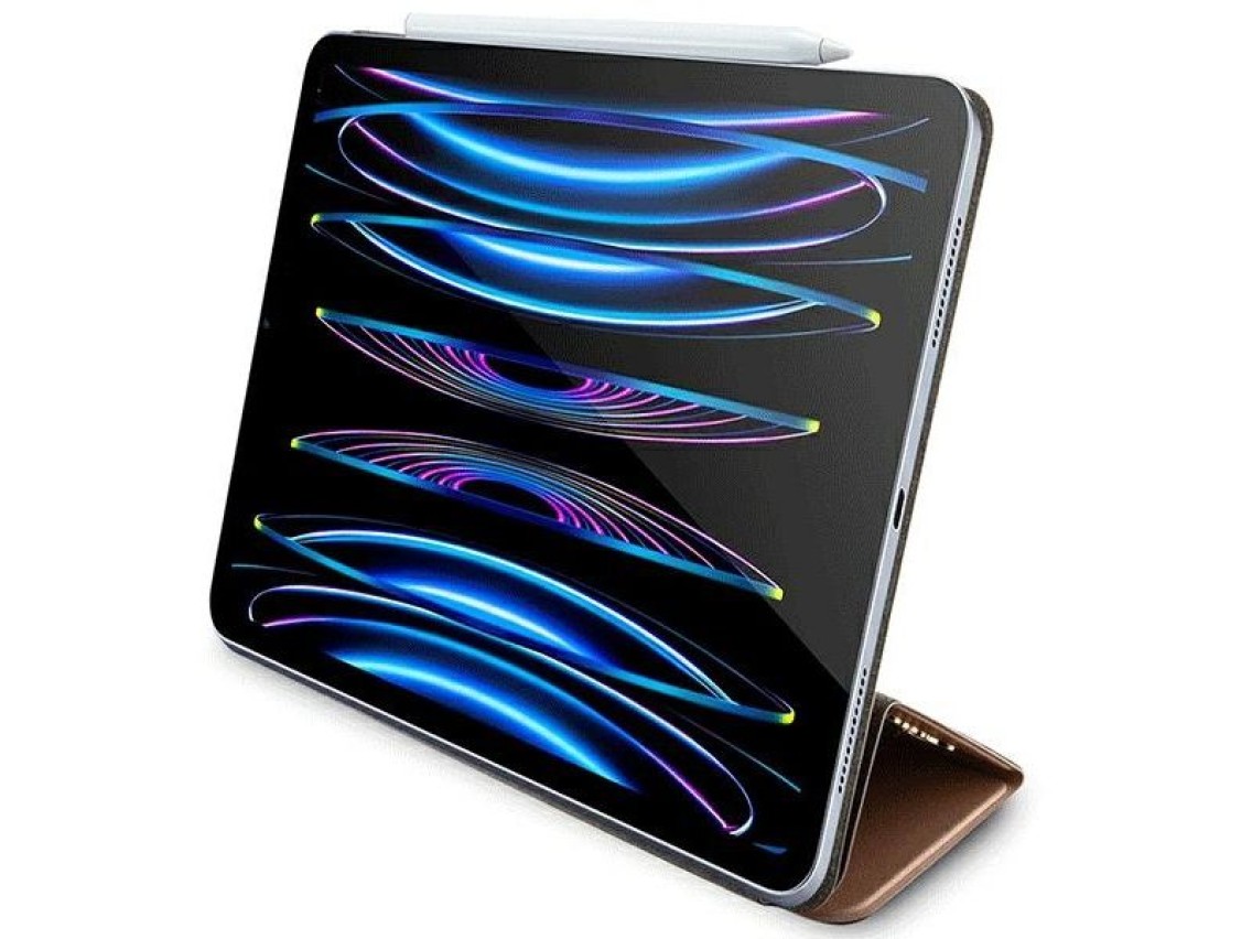 Guess 4G Stripe Allover case for iPad Pro 12.9" - pink