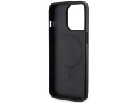 Capa rígida preta/preta com listras impressas Guess GUHMP13LP4RPSK para iPhone 13 Pro / 13 de 6,1" c Capa rígida preta/preta com listras impressas Guess GUHMP13LP4RPSK para iPhone 13 Pro / 13 de 6,1" c