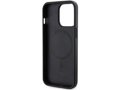 Guess GUHMP13LP4RPSK iPhone 13 Pro / 13 6.1" black/black hardcase 4G Printed Stripes MagSafe Guess GUHMP13LP4RPSK iPhone 13 Pro / 13 6.1" black/black hardcase 4G Printed Stripes MagSafe