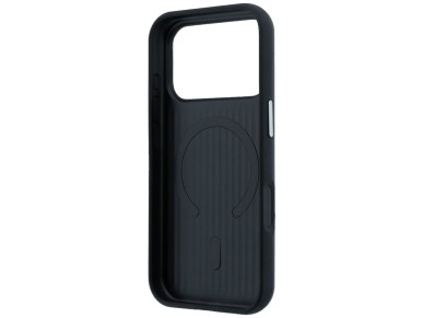 Mercedes Leather Semi Wrap Iconic Line MagSafe Case for iPhone 17 Pro Max - Black Mercedes Leather Semi Wrap Iconic Line MagSafe Case for iPhone 17 Pro Max - Black