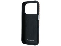 Funda Mercedes de piel semitransparente con efecto madera y MagSafe para iPhone 17 Pro - marrón Funda Mercedes de piel semitransparente con efecto madera y MagSafe para iPhone 17 Pro - marrón