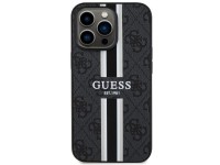 Funda rígida Guess GUHMP13XP4RPSK para iPhone 13 Pro Max de 6,7" en color negro/negro, compatible co Funda rígida Guess GUHMP13XP4RPSK para iPhone 13 Pro Max de 6,7" en color negro/negro, compatible co