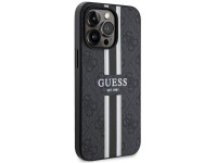 Funda rígida Guess GUHMP13XP4RPSK para iPhone 13 Pro Max de 6,7" en color negro/negro, compatible co Funda rígida Guess GUHMP13XP4RPSK para iPhone 13 Pro Max de 6,7" en color negro/negro, compatible co