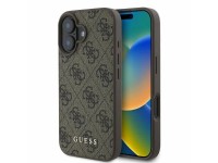 Capa Guess 4G Classic para iPhone 16 - Marrom Capa Guess 4G Classic para iPhone 16 - Marrom