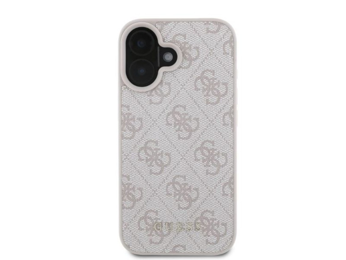 Funda Guess 4G Classic para iPhone 16 - Rosa
