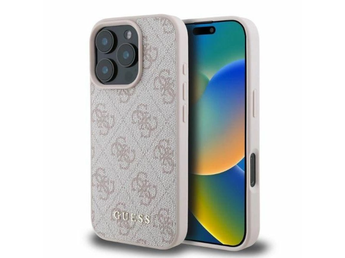 Guess 4G Classic iPhone 16 Pro Max Case - Pink