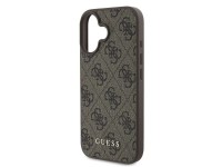 Capa Guess 4G Classic para iPhone 16 - Marrom Capa Guess 4G Classic para iPhone 16 - Marrom