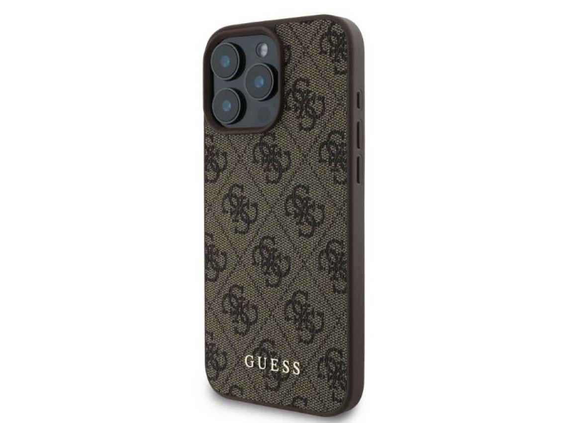 Guess 4G Classic iPhone 16 Pro Case - Brown