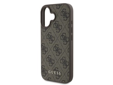 Capa Guess 4G Classic para iPhone 16 - Marrom Capa Guess 4G Classic para iPhone 16 - Marrom