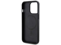 Funda rígida Guess GUHMP13XP4RPSK para iPhone 13 Pro Max de 6,7" en color negro/negro, compatible co Funda rígida Guess GUHMP13XP4RPSK para iPhone 13 Pro Max de 6,7" en color negro/negro, compatible co