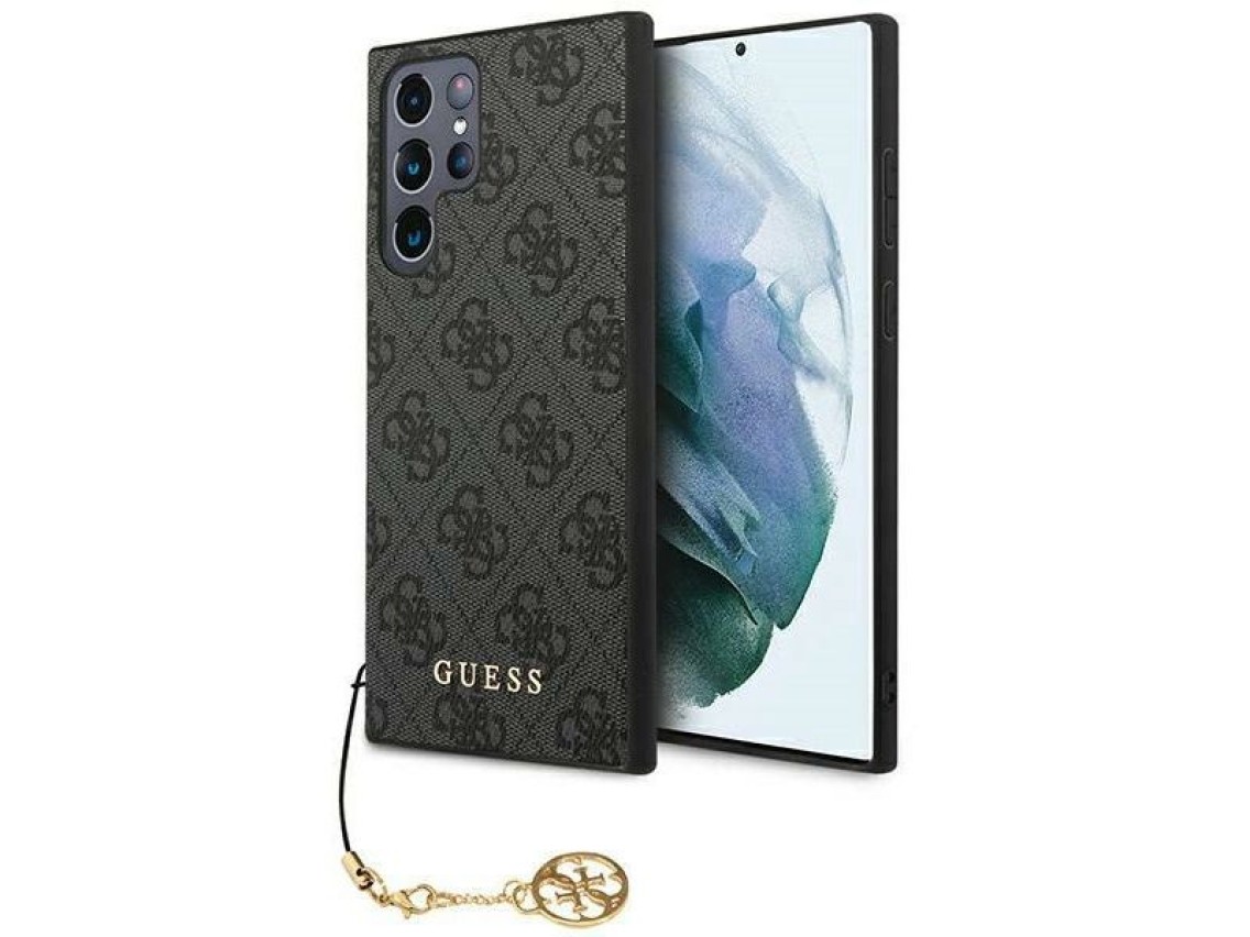 Funda Guess 4G Charms Collection para Samsung Galaxy S24 Ultra - negra