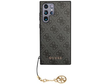 Guess 4G Charms Collection case for Samsung Galaxy S24 Ultra - black Guess 4G Charms Collection case for Samsung Galaxy S24 Ultra - black