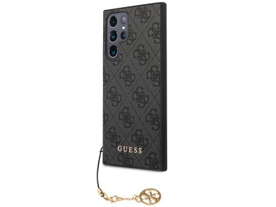 Guess 4G Charms Collection case for Samsung Galaxy S24 Ultra - black Guess 4G Charms Collection case for Samsung Galaxy S24 Ultra - black