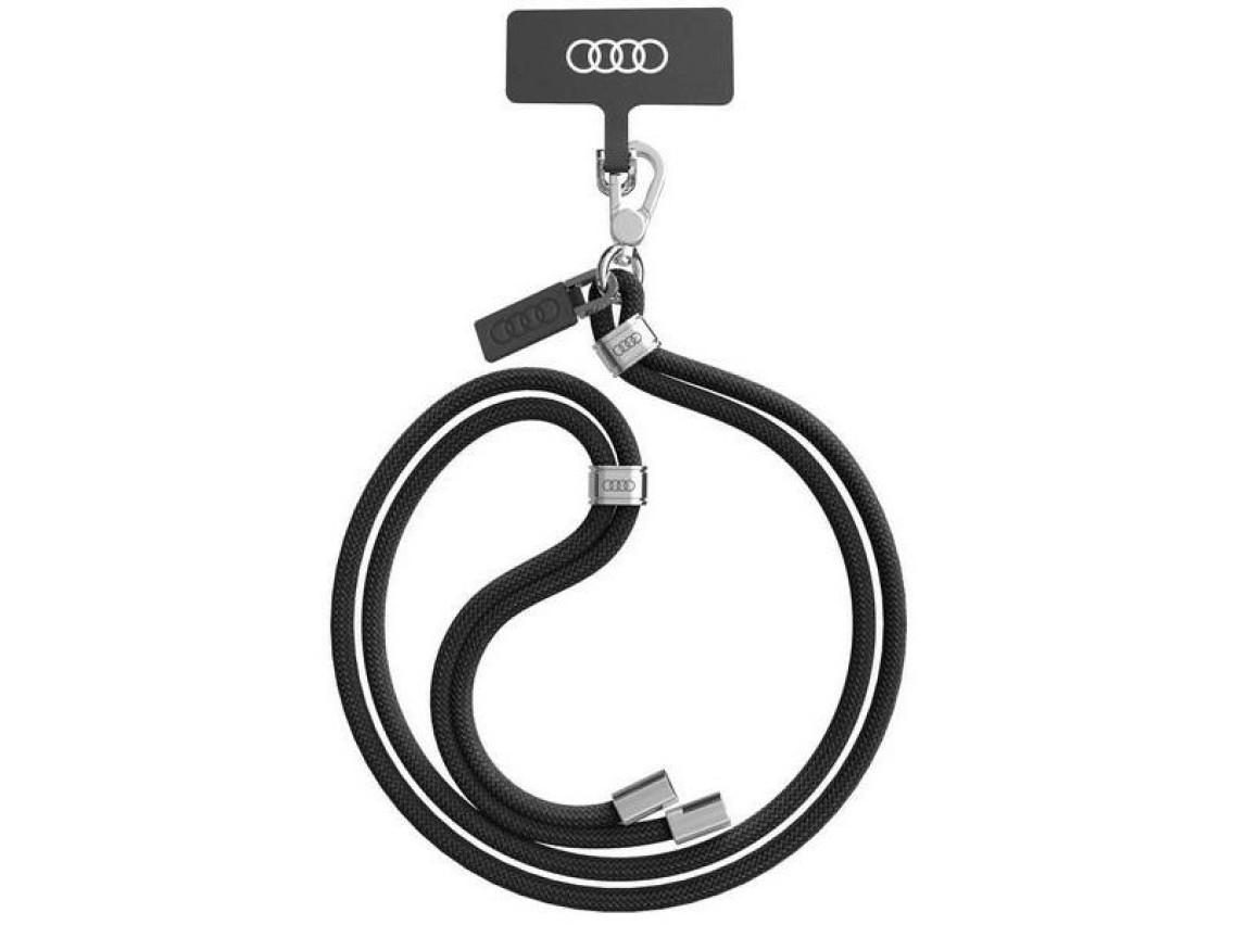 Correa universal cruzada Audi de 120 cm x 10 mm - Negra