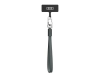 Audi Crossbody Leather Universal Lanyard 28cm x 10mm - Gray