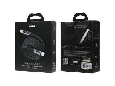 USB-C / USB-C Audi 2.0 Cable 20V 3A 60W - Black USB-C / USB-C Audi 2.0 Cable 20V 3A 60W - Black
