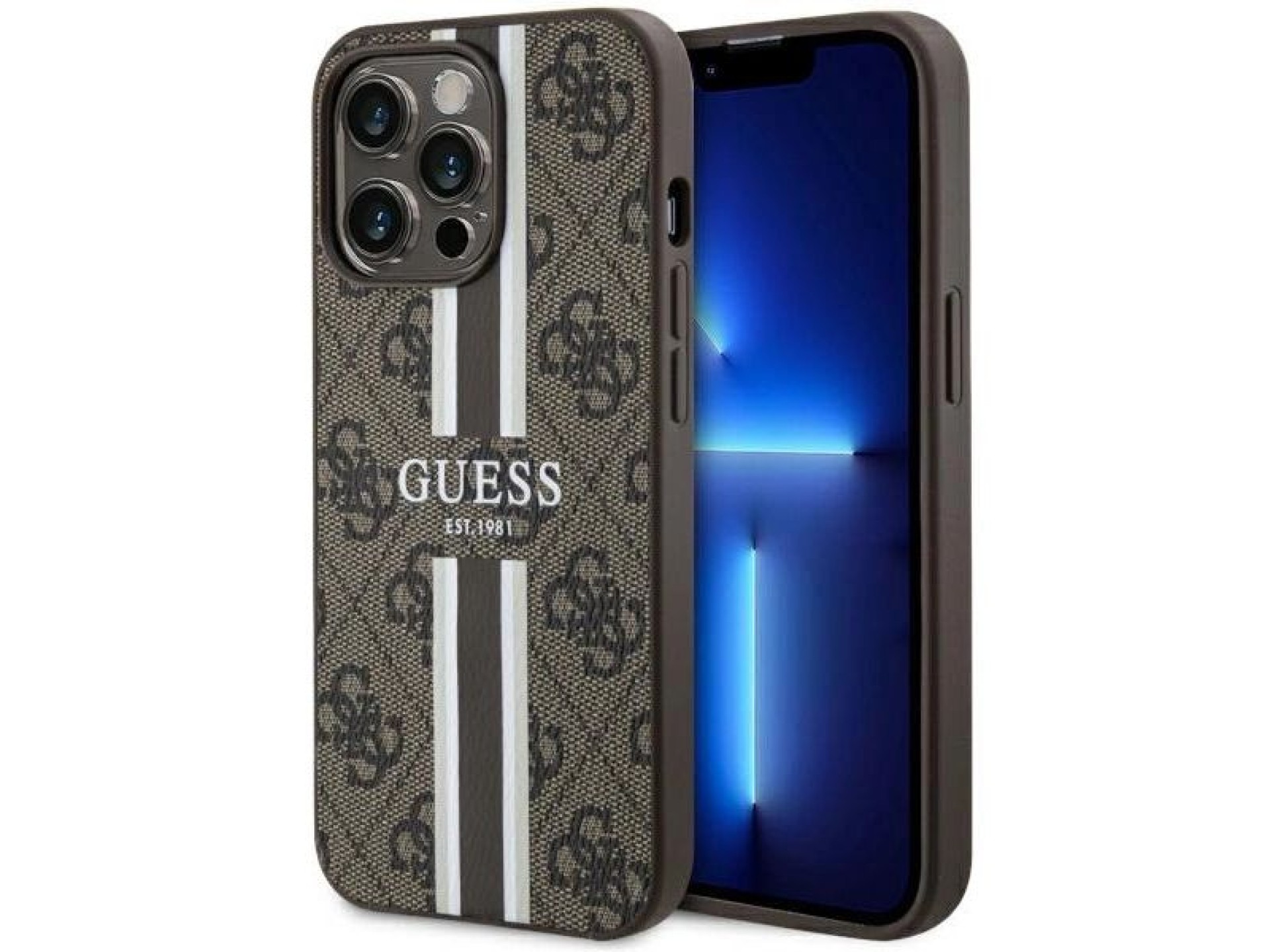 Capa rígida Guess GUHMP13LP4RPSW para iPhone 13 Pro / 13 de 6,1