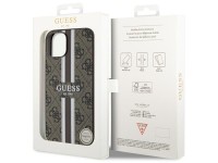 Guess GUHMP14SP4RPSW iPhone 14 6.1" brown/brown hardcase 4G Printed Stripes MagSafe Guess GUHMP14SP4RPSW iPhone 14 6.1" brown/brown hardcase 4G Printed Stripes MagSafe