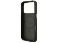 Karl Lagerfeld Big Strap Choupette Metal Logo MagSafe Case for iPhone 17 Pro Max - Black