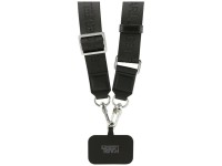 Karl Lagerfeld Big Strap Choupette Metal Logo MagSafe Case for iPhone 17 Pro Max - Black
