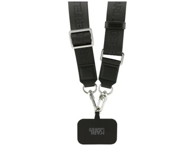 Karl Lagerfeld Big Strap Choupette Metal Logo MagSafe Case for iPhone 17 Pro Max - Black Karl Lagerfeld Big Strap Choupette Metal Logo MagSafe Case for iPhone 17 Pro Max - Black