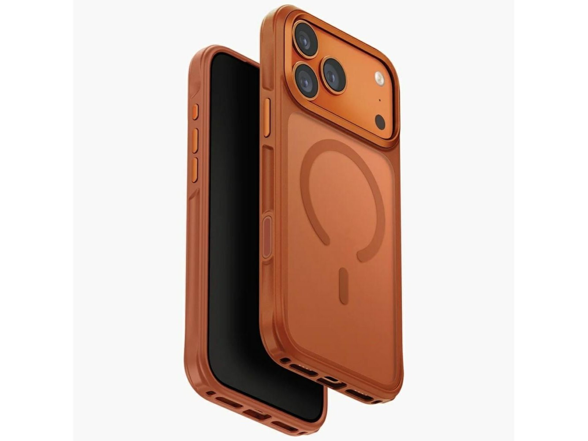 Uniq Veren iPhone 17 Pro Max Magclick Charging Case - Orange