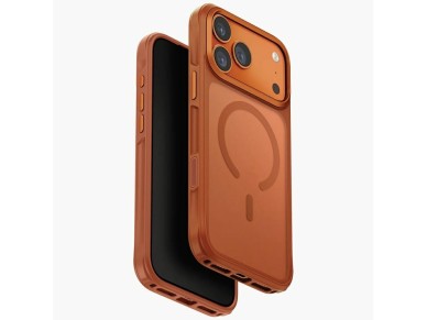 Uniq Veren iPhone 17 Pro Max Magclick Charging Case - Orange Uniq Veren iPhone 17 Pro Max Magclick Charging Case - Orange