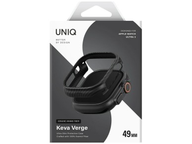 Uniq Keva Verge Case for Apple Watch 49mm - Black Uniq Keva Verge Case for Apple Watch 49mm - Black