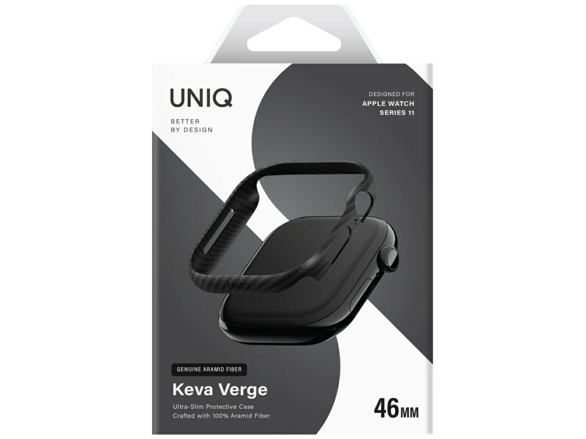 Capa Uniq Keva Verge para Apple Watch 46mm - Preta
