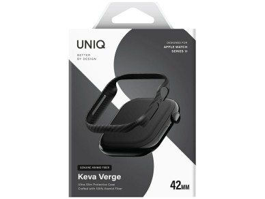 Uniq Keva Verge Case for Apple Watch 42mm - Black Uniq Keva Verge Case for Apple Watch 42mm - Black