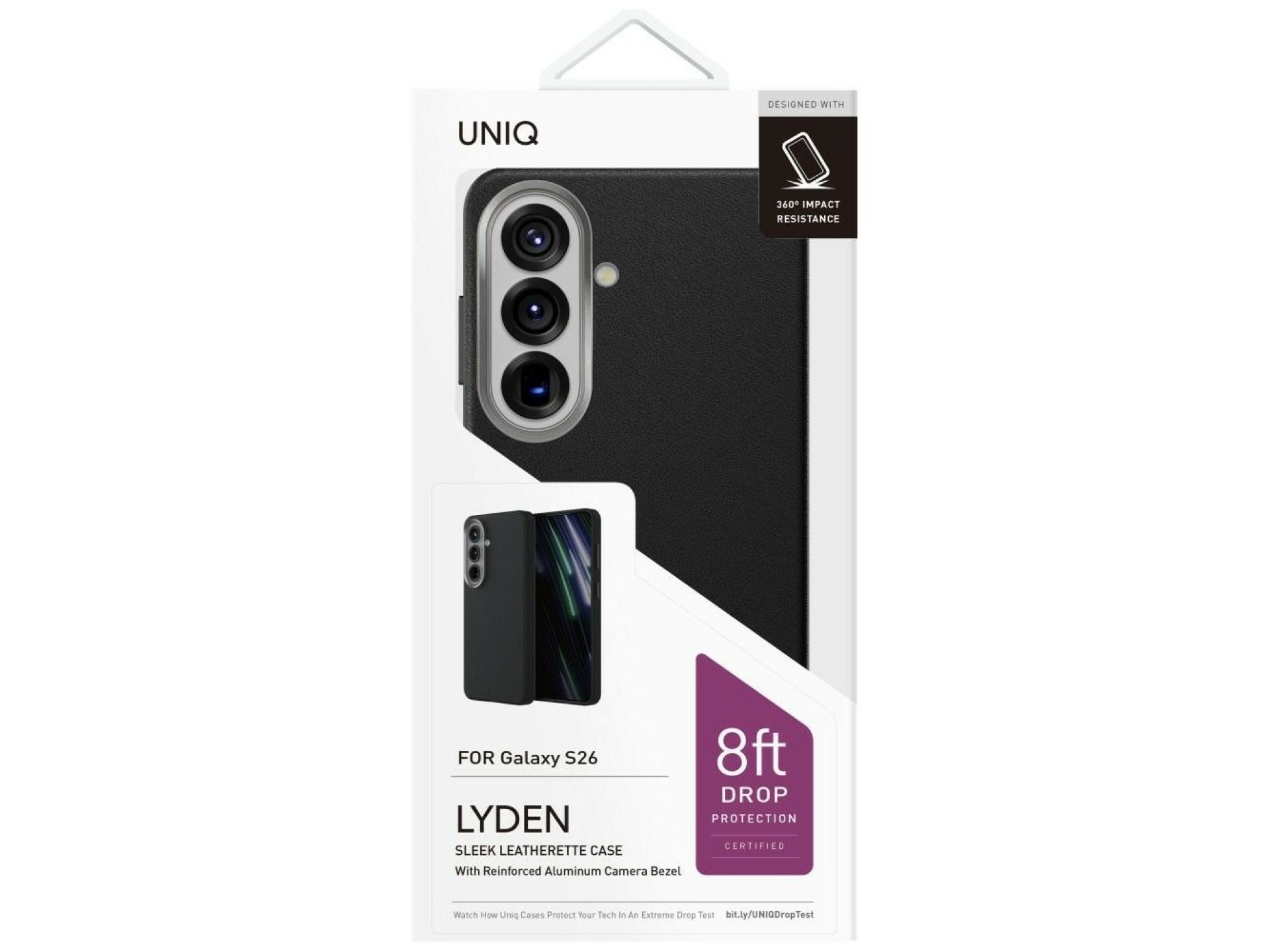 Capa de carregamento Magclick Uniq Lyden para Samsung Galaxy S26 - Preta