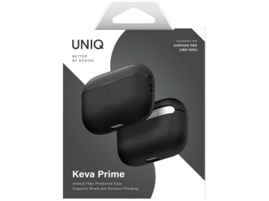 Uniq Keva Prime Case for AirPods Pro 3 - Black Uniq Keva Prime Case for AirPods Pro 3 - Black