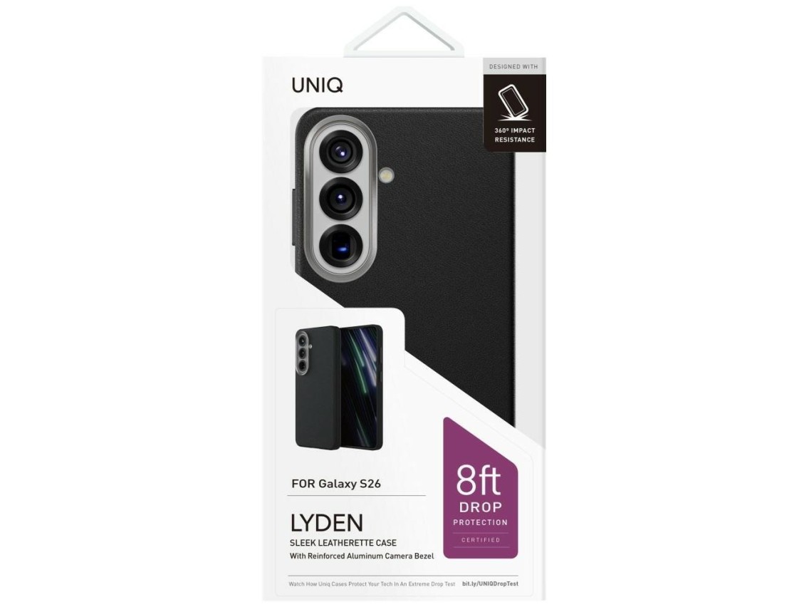Capa de carregamento Magclick Uniq Lyden para Samsung Galaxy S26 - Preta