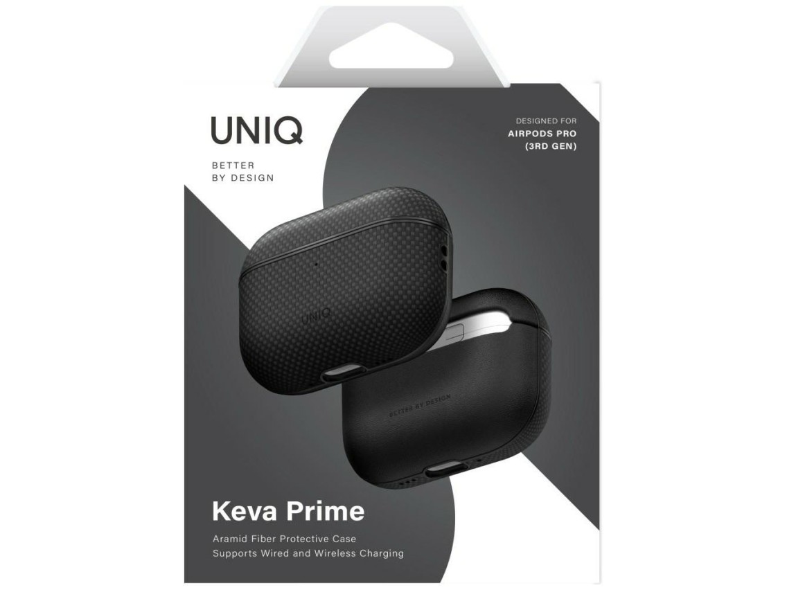 Funda Uniq Keva Prime para AirPods Pro 3 - Negra