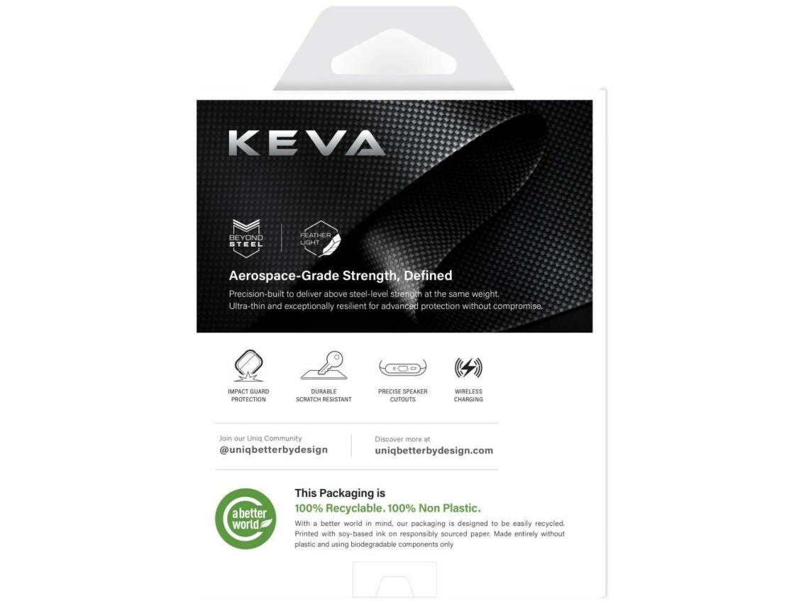 Funda Uniq Keva Prime para AirPods Pro 3 - Negra