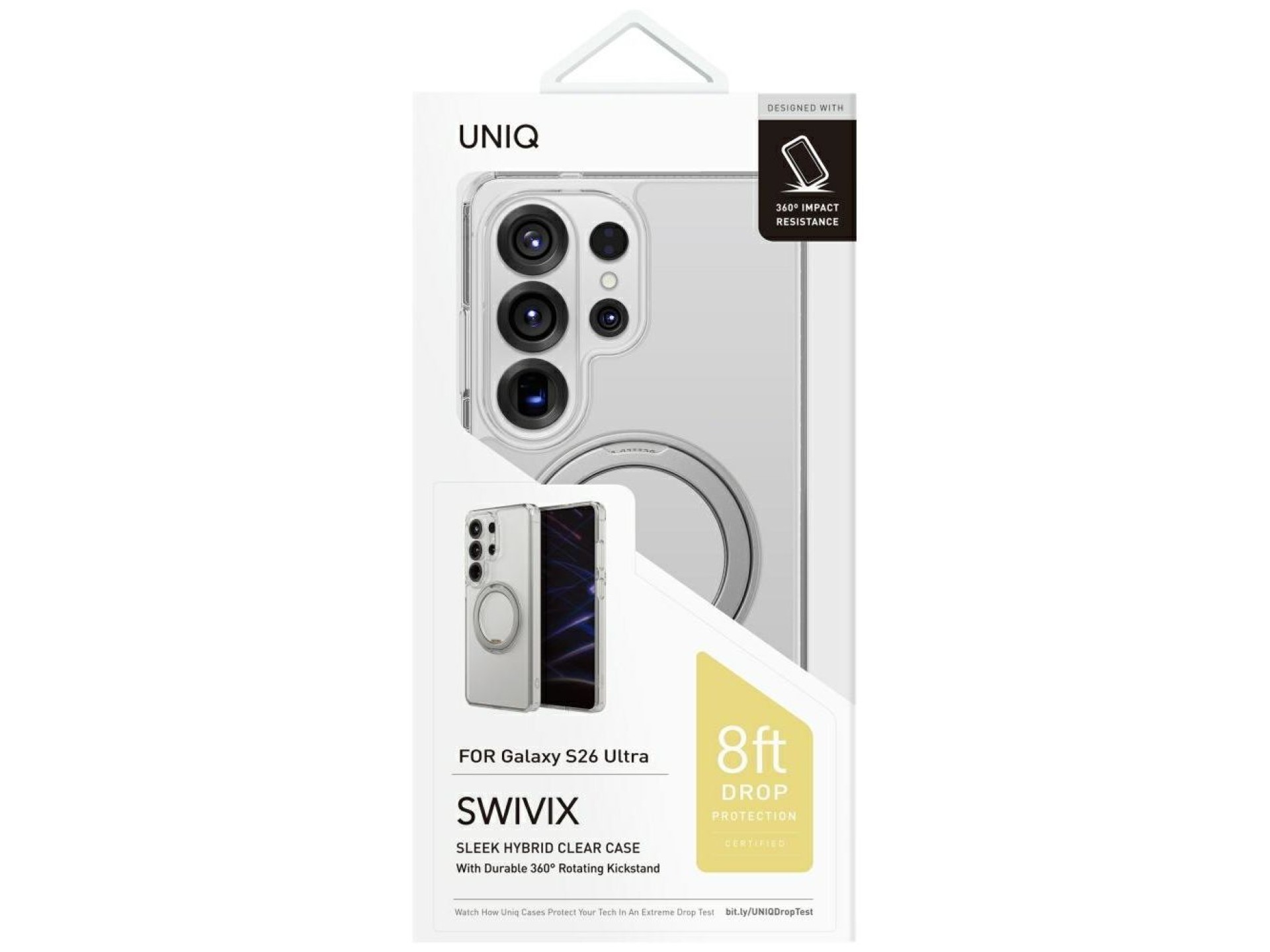 Funda Uniq Swivix para Samsung Galaxy S26 Ultra - Transparente