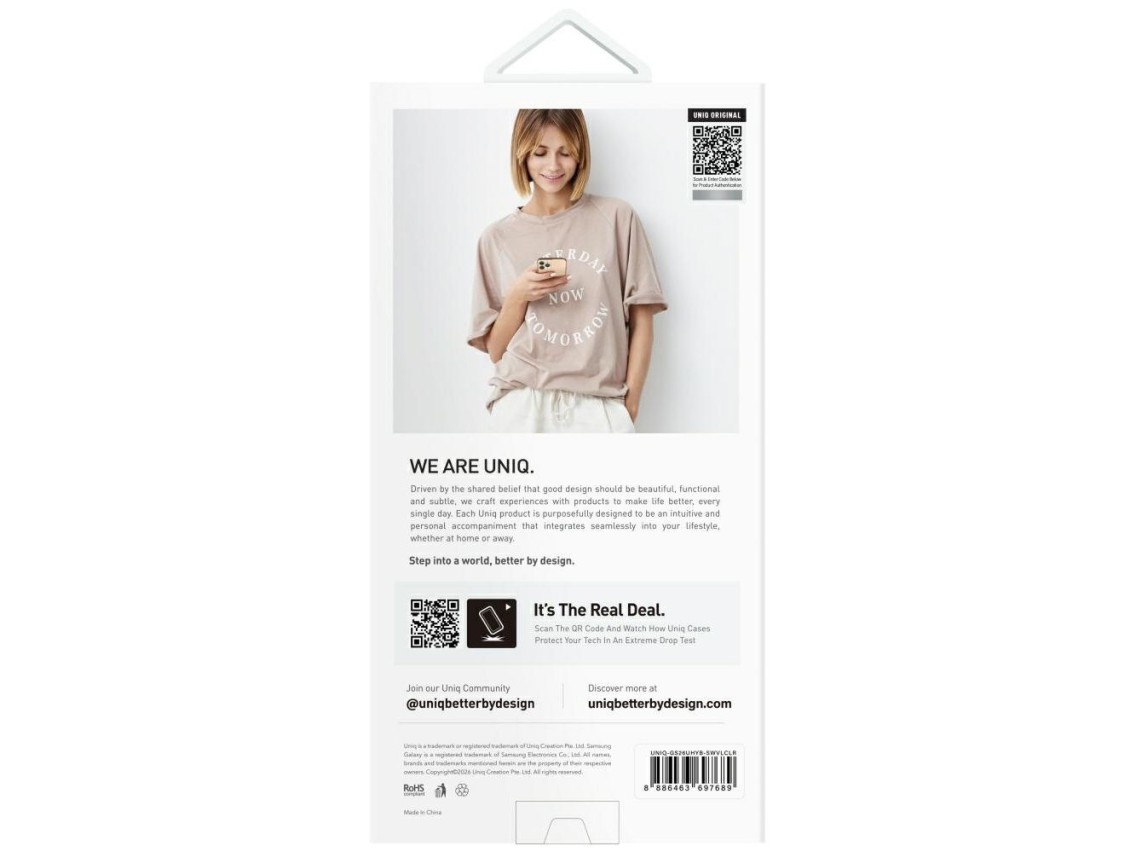 Funda Uniq Swivix para Samsung Galaxy S26 Ultra - Transparente