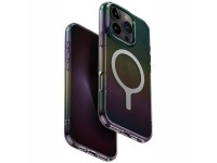 Capa de carregamento Uniq Iridescia Magclick para iPhone 16 Pro - Preta Capa de carregamento Uniq Iridescia Magclick para iPhone 16 Pro - Preta