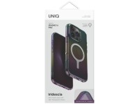 Capa de carregamento Uniq Iridescia Magclick para iPhone 16 Pro - Preta Capa de carregamento Uniq Iridescia Magclick para iPhone 16 Pro - Preta