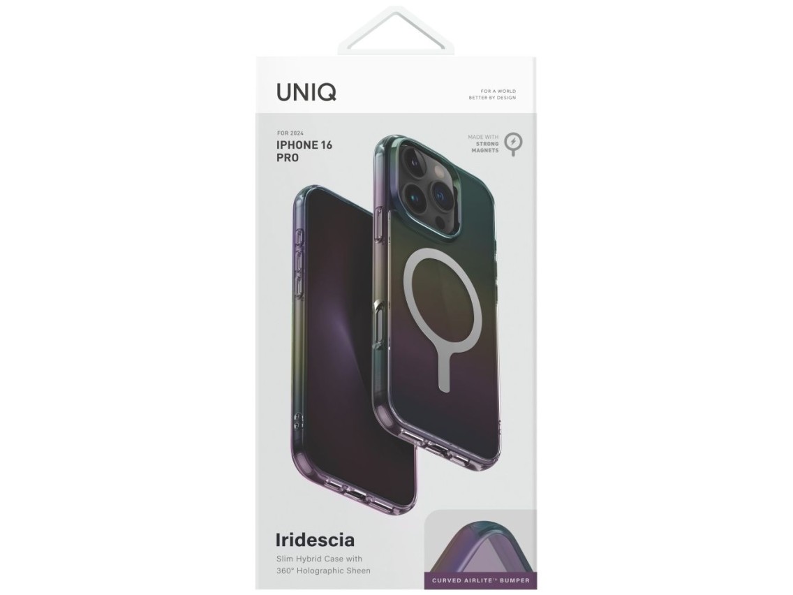 Uniq Iridescia Magclick Charging Case for iPhone 16 Pro - Black