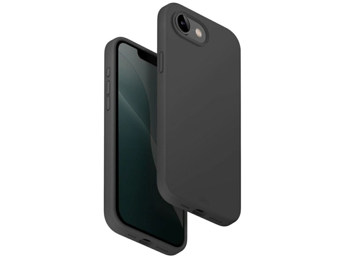 Uniq Lino Magclick Charging Case for iPhone 16e - Gray