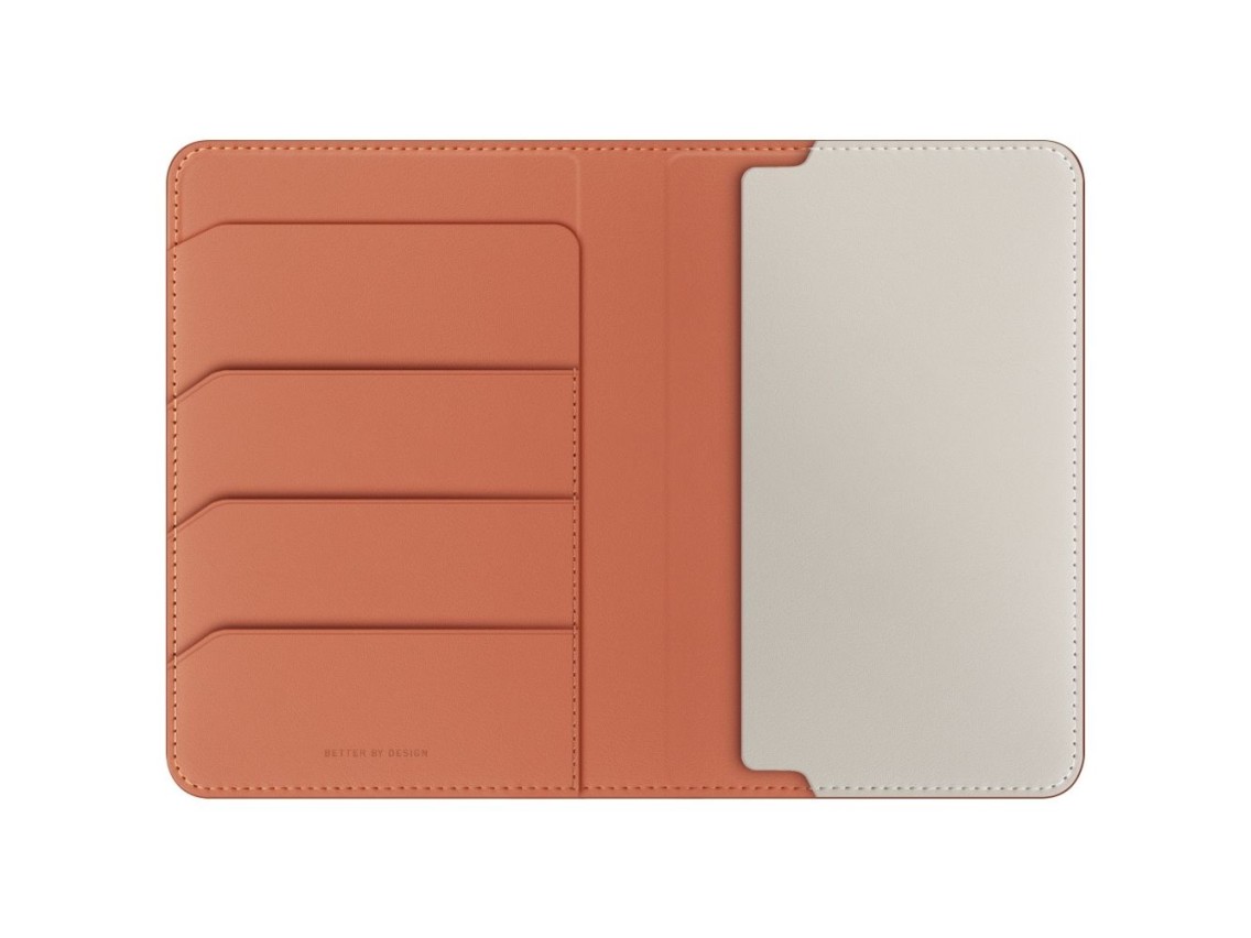 Uniq Belmont RFID Blocking Passport Case - Ivory