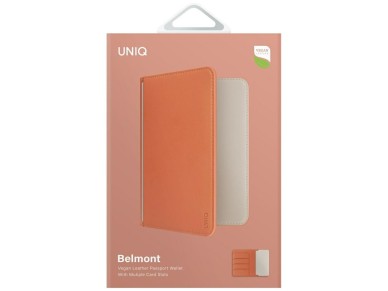 Uniq Belmont RFID Blocking Passport Case - Ivory