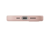 Capa de carregamento Uniq Lino Magclick para iPhone 16e - Rosa Capa de carregamento Uniq Lino Magclick para iPhone 16e - Rosa